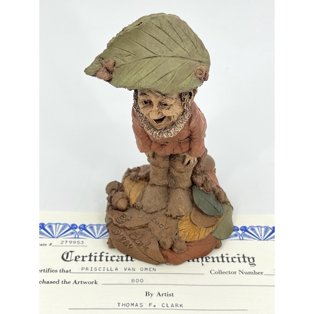 Tom Clark Boo Gnome Edition 85 with COA 1984 Vintage Cairn Studio